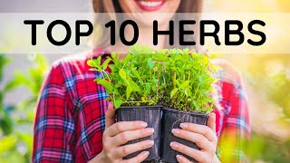 Top 10 Herbs to Grow and sell for Profit [upl. by Pontone]