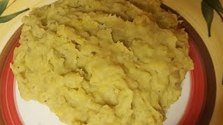 Dominican Mashed Plantains known as Mangu [upl. by Ernestus]