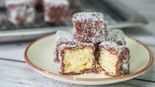 Lamington Cake Recipe  How To Make Lamingtons  Lamingtons Recipe [upl. by Nanji]