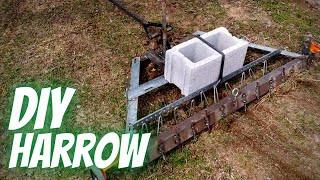 DIY Harrow for Overseeding [upl. by Erica]