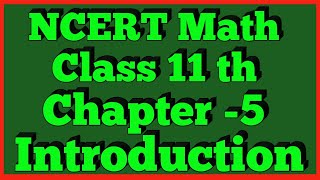 Introduction Part1 Chapter 5 Complex Number And Quadratic Equation Class 11 NCERT MATHS [upl. by Benji]