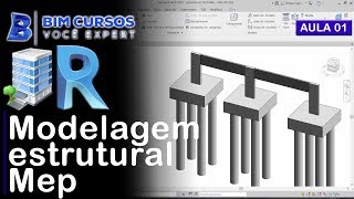 Aula 01  Revit Estrutural  Modelagem estrutural Mep  BIM CURSOS [upl. by Neira]