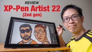 Review XPPen Artist 22 2nd gen pen display [upl. by Socrates176]