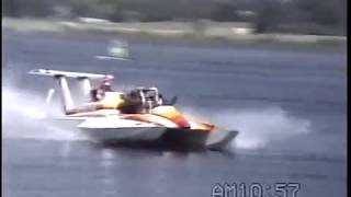 1987 Piston Powered Unlimited Hydroplane highlights [upl. by Ardisi]