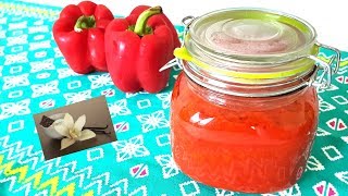 Concentré de poivron rouge fait maisonRed pepper paste معجون الفلفل الأحمرلزيادة اللذة لاطباقكم [upl. by Lebasi]