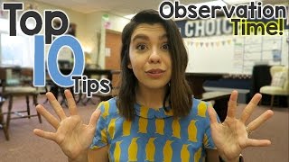 Top 10 Classroom Observation Tips [upl. by Eniawed]