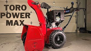 Toro Power Max HD 1030 OHAE Snow Blower UNBOXING and REVIEW [upl. by Euphemie]