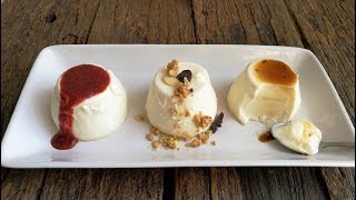 PANNA COTTA original Italian recipe without gelatin [upl. by Ellerrehc]