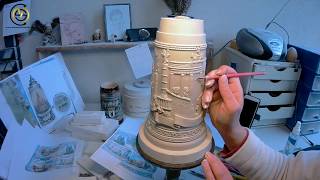 Beer stein – From Scratch – How it’s made – authentic German [upl. by Ewens]