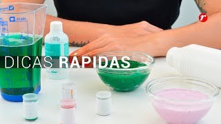 DICAS RÁPIDAS  Como fazer Slime [upl. by Sari]