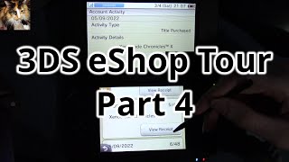 3DS eShop Tour 2023 Part 4 Account Activity [upl. by Etnohs]