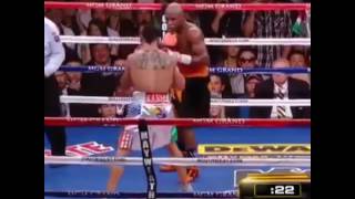 FLOYD MAYWEATHER VS VICTOR ORTIZ HIGHLIGHTS HEADBUTT AND KO [upl. by Jesus]