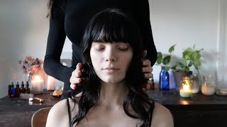 ASMR massage with reiki for relaxation and mental clarity whisper [upl. by Enenej]