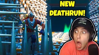 CIZZORZ TRIES NEW DEATHRUN Fortnite Creative Map [upl. by Maleeny]