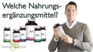 Welche Nahrungsergänzungsmittel nehme ich  Gerne Gesund [upl. by Aznarepse]