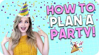 How to Plan a Party Party Planning Checklist [upl. by Llewop]