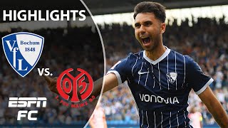 STUNNING solo goal helps VfL Bochum to win vs Mainz  Bundesliga Highlights  ESPN FC [upl. by Auqenahs]