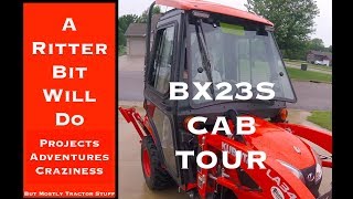 KUBOTA BX23S CAB TOUR [upl. by Nimad]