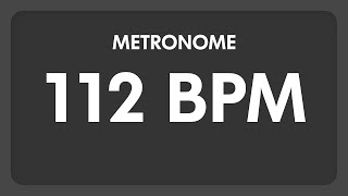 112 BPM  Metronome [upl. by Needan]