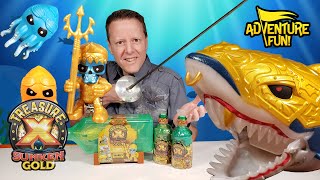 Treasure X Sunken Gold “Hunters” amp “Shark’s Treasure” Unboxing Adventure Fun Toy review by Dad [upl. by Finstad]