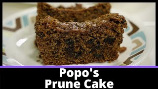 Prune Cake  Old Time Favorite  MOIST and DELICIOUS Recipe [upl. by Ennalyrehc496]