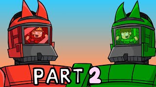 Tordbot vs Eddbot Part 2  Eddsworld Fight [upl. by Goodwin]