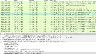 Observing a TCP conversation in Wireshark [upl. by Murage]