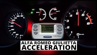 Alfa Romeo Giulietta 14 TB 170 hp  acceleration 0100 kmh [upl. by Nohsed]