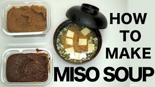 How To Make Miso Soup [upl. by Rutherfurd540]