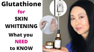 Glutathione for Skin Whitening What you NEED to KNOW [upl. by Ellehcil]