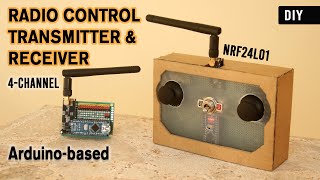 Build an Arduino Radio Transmitter amp Receiver for RC Aircraft amp Vehicles [upl. by Sibie160]