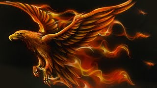 Airbrushing a Fiery Eagle [upl. by Ssegrub]