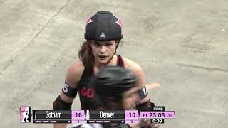 2018 International WFTDA Championships Game 12 Gotham Girls Roller Derby v Denver Roller Derby [upl. by Nayve360]