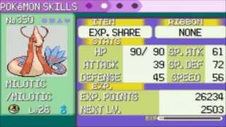 How to Evolve Feebas into a Milotic Emerald Ruby Sapphire [upl. by Nosdrahcir621]