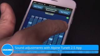 Alpine CDE163BT Display and Controls Demo  Crutchfield Video [upl. by Orecul919]