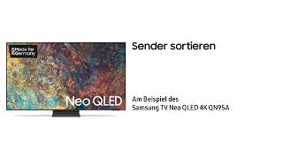 Samsung Neo QLED TV 2021 Sender sortieren [upl. by Argyres]