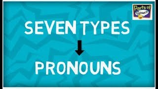 Seven Types of Pronouns  Parts of Speech [upl. by Yrrah417]