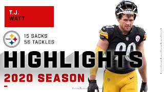 TJ Watt Full Season Highlights  NFL 2020 [upl. by Keslie]