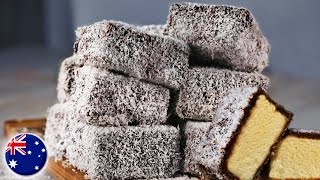 How to Make Lamingtons  MOST FAMOUS AUSTRALIAN RECIPE [upl. by Mayor]