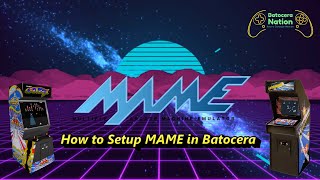 How to Setup MAME in Batocera [upl. by Nilra544]