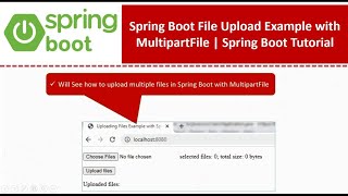 Spring Boot File Upload Example with MultipartFile  Spring Boot Tutorial [upl. by Gunthar]