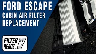 How to Replace Cabin Air Filter 2016 Ford Escape  AQ1211 [upl. by Devi]