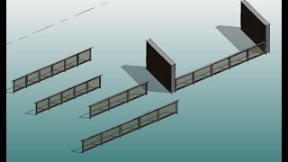 Everyday Revit Day 280  Mesh Fencing using Railing [upl. by Ahsinom]