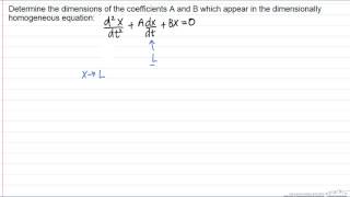 Dimensions of Differential Equations [upl. by Rance]