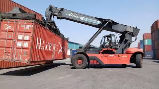 FaisalKhanhp1sp0550 Reach Stacker For Linde [upl. by Eivod384]