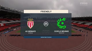 AS Monaco vs Cercle Brugge 02122022 Club Friendlies FIFA 23 [upl. by Ebbie769]