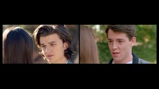 Dominos Pizza quotFerris Buellerquot Commercial SideBySide Comparison  Joe Keery [upl. by Mharba]