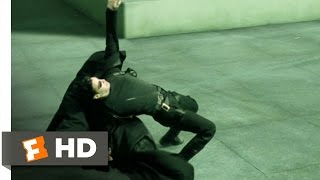 Rooftop Showdown  The Matrix 79 Movie CLIP 1999 HD [upl. by Eyt]