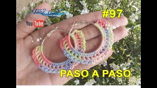 DIY ► Aretes en crochet 97 Lindos modelos [upl. by Myrlene]