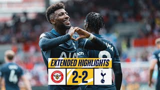 BRENTFORD 22 TOTTENHAM HOTSPUR  PREMIER LEAGUE EXTENDED HIGHLIGHTS [upl. by Eskil]